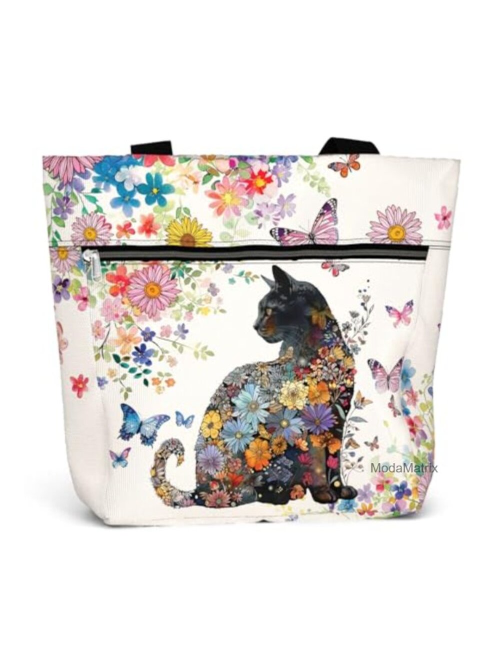 Waterproof Tote Bag with Pockets and Zipper for Work Shoulder Bag for Women